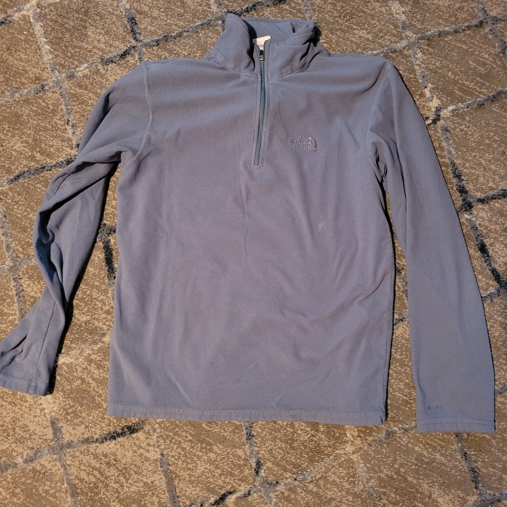 North Face 3/4 zio fleece, size small